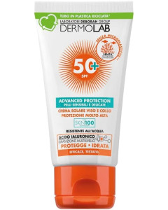 Crème solaire DERMOLAB visage et cou SPF50+ - 50ml