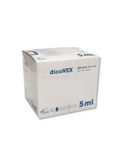 Seringues ZARYS dicoNEX luer lock - 5ml - 100pc