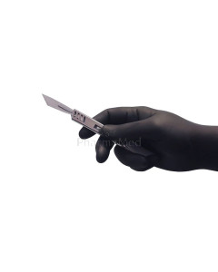 Gant Nitrile EASYCARE noir - non poudrés - XSmall - 100 pcs