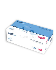 EASYCARE Gants latex NS non poudrés - Médium - 100pc