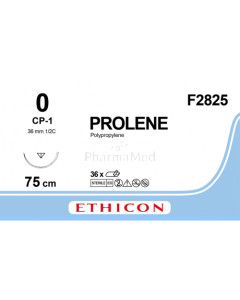 PROLENE 0 F2825 CP-1 75cm - 36fils
