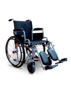 Fauteuil roulant en alu avec repose-jambes
