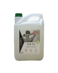 Gel douche Perle d'O corps et cheveux parfum fleur de coton - 5L