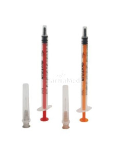 Seringue insuline DicoSulin 1ml (0.40x13mm) (100 I.U/ml) - 100pc