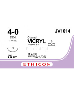 VICRYL 4/0 Coated JV1014 CC-1 75cm - 36draden
