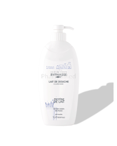 BYPHASSE Caresse lait de douche - Protéine de lait 1L