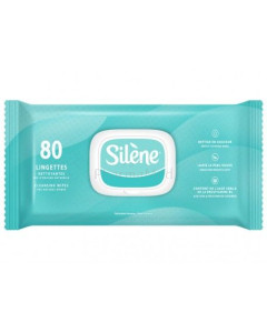 SILENE lingettes Aloé Vera sachet distibuteur - 80pc
