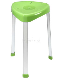 Tabouret de douche d'angle - Vert