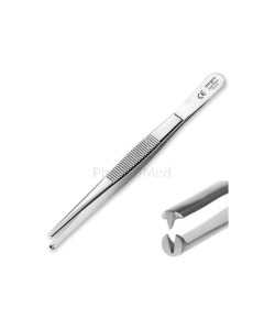 Pince de chirurgie 14,5cm 1x2 dents - 1pc