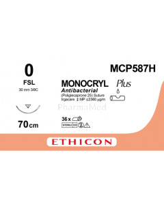 MONOCRYL 0 Plus MCP587H FSL 70cm - 36fils