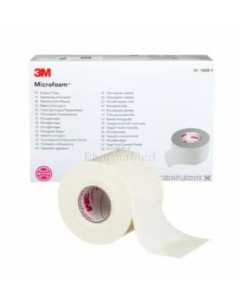 MICROFOAM 1528-1 pansement adhésif st 2,5cm x 5m - 12pcs