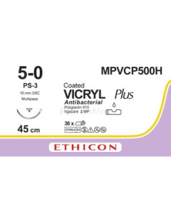 VICRYL+ USP5/0 MPVCP500H Und PS-3 16mm 45cm - 36draden