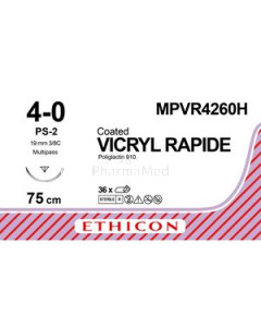 VICRYL RAPID 4/0 MPVR4260H PS-2 75cm - 36draden