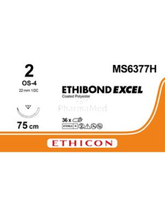ETHIBOND 2/0 MS6377H OS-4 75cm- 36draden