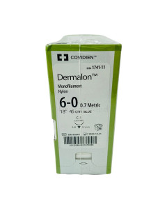 DERMALON 6/0 C 1 45cm Blauw - 36draden