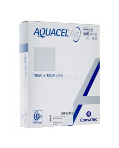 Aquacel Ag pansement hydrofibre 10cmx10cm - 10pc