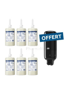 Pack 2 TORK 6 x 1L savon + dis blanc