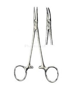 Pince Halstead-Mosquito courbe sans dents 12,5cm - 1 pince