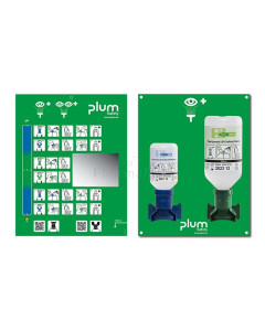 Station murale DUO pour rince oeil PLUM - 1pc