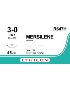MERSILENE 3/0 R647H- 36draden