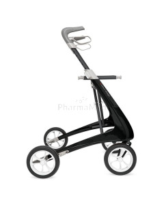 Rollator Carbon Ultralight noir - 4 roues - 1pc