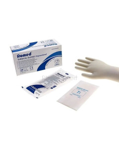 Gants latex ST large 8.0-8.5 poudrés MDC - 1 paire