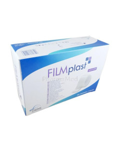 FILMplast sparadrap plastique perforé 2,5cmx9,14m - 12rlx