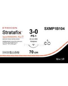 STRATAFIX 3/0 SXMP1B104 70cm 1xPS-1 - 12fils