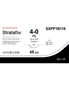 STRATAFIX 4/0 SXPP1B118 PS 45cm - 12fils