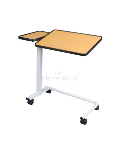 Table de lit CORFOU à roulettes - 2 plateaux