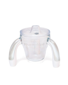 Tasse tripode Anses Couvercle Blanc