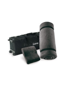 Set de voyage TEMPUR velours + trolleybag