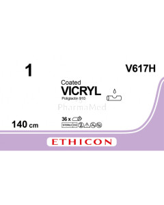 VICRYL 1 Coated V617H 140cm - 36fils