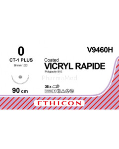 VICRYL RAPID 0 Coated V9460H CT-1 Plus 90cm - 36draden