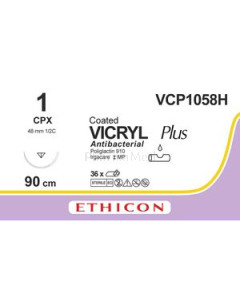 VICRYL PLUS 1 VCP1058H CPX M4 Violet- 36draden