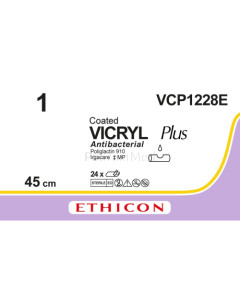 VICRYL PLUS 1 VCP1228E 45cm - 24draden