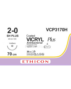 VICRYL PLUS 2/0 VCP3170H SH 70cm - 36draden