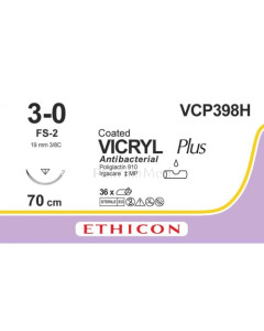 VICRYL PLUS 3/0 VCP398H FS-2 70cm - 36draden