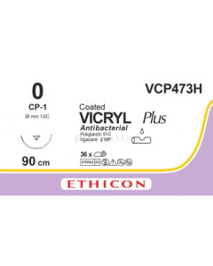 VICRYL PLUS 0 VCP473H CP-1 90cm - 36draden
