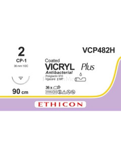 VICRYL+ 2 VCP482H USP CP-1 36mm 90cm - 36draden