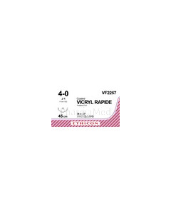 VICRYL RAPID USP4/0 VF2257 SGLE ARM J-1 M1.5 45cm - 36draden