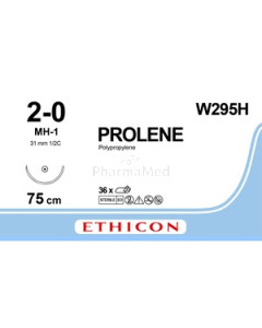 ETHICON PROLENE 2/0 W295H M3 75cm Blauw - 36draden