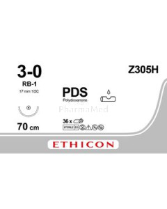 PDSII 3/0 Z305H 1xRB-1 70cm Violet - 36fils