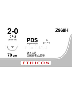 PDS 2/0 II CP-2 70cm Violet - 36fils