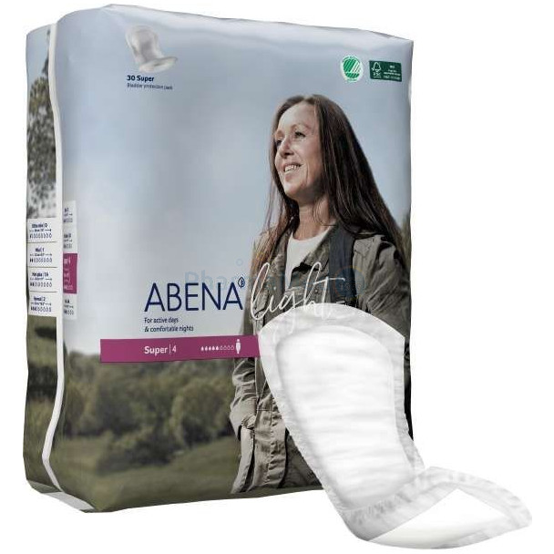 Couche anatomique ABENA Light - Super 4 - 30pc