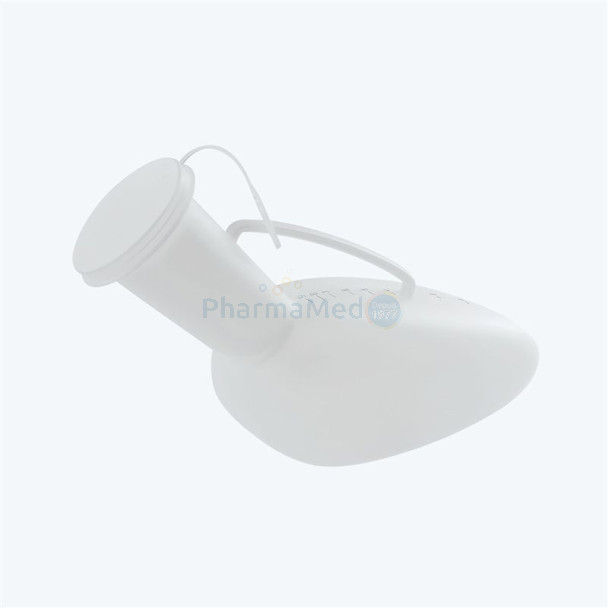 Urinal homme + couvercle blanc 1L - 1pc