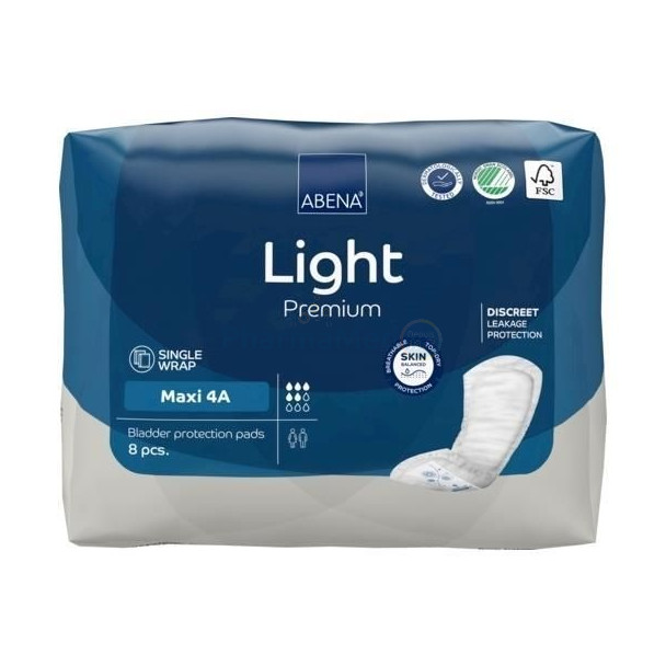 Couche anatomique ABENA Light - Maxi 4A - 8pc