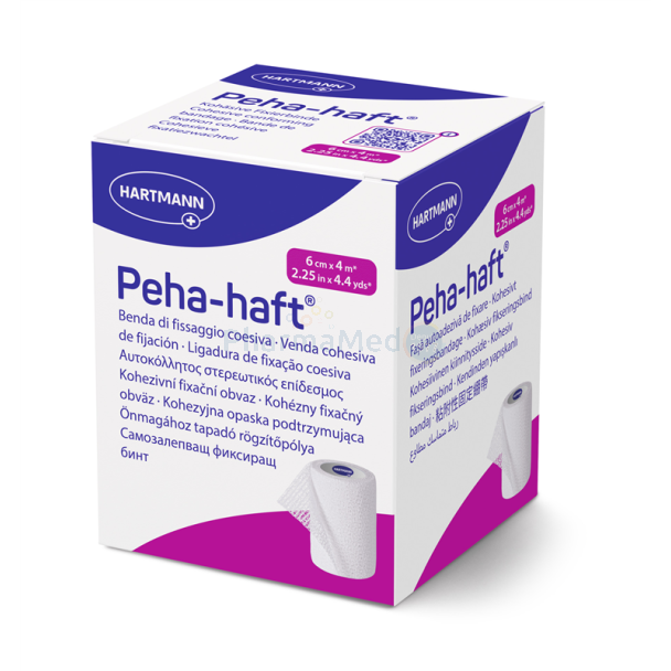 PEHA HAFT bande élastastique cohésive - 4mx6cm - 1pc