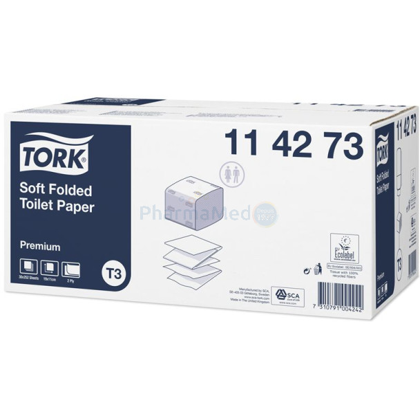 Toiletpapier Tork bulk 2ply 11x21cm (7560st)