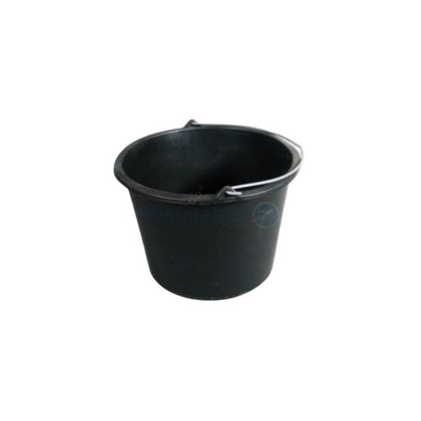 Emmer 12L zwarte zware plastiek ........(1st)